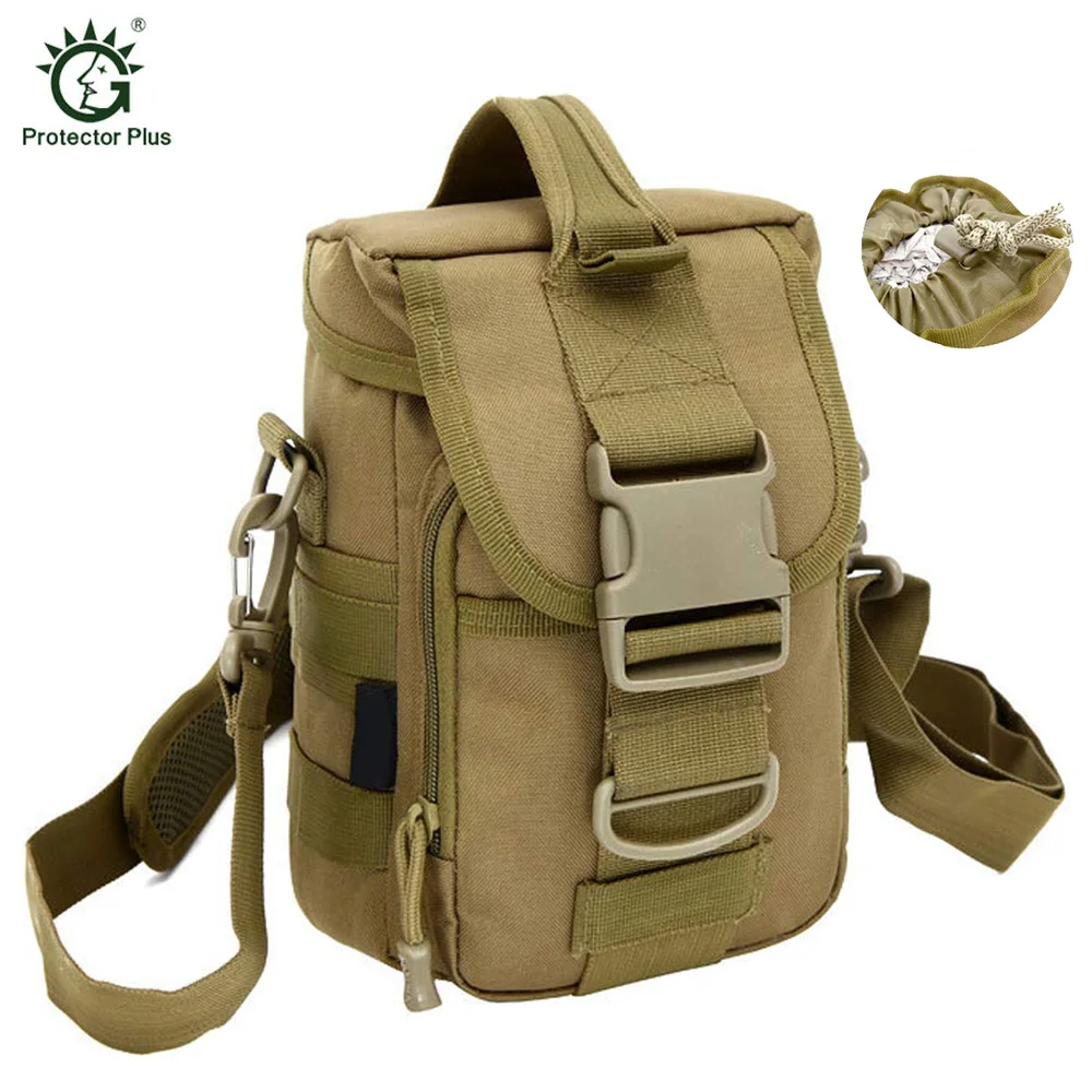 

1000D Nylon Bag Waterproof Military Molle Sport Bag Utility Travel Waist Bag Sling Shoulder Bags Hiking Outdoor Pouch