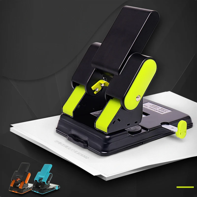 Metal Heavy Duty 2 Hole Punch Paper Cutter DIY Loose Leaf