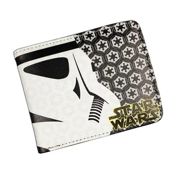 

Bioworld Anime Wallet Starwar Star Wars Short Purse Leather Credit Card Holder Bags Gift Boy Girls Folder Wallets 4.5*3.5 inch