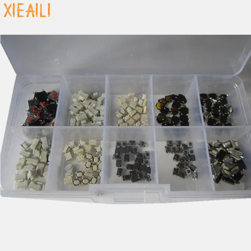 

XIEAILI 250Pcs/lot Tactile Push Button Switch Car Remote Key Button Microswitch For Hyundai/Kia/Toyota/Peugeot M136