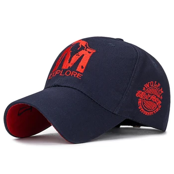 [northwood] high quality wolf m letter baseball cap for men women streetwear dad hat summer sun visor trucker cap bone masculi