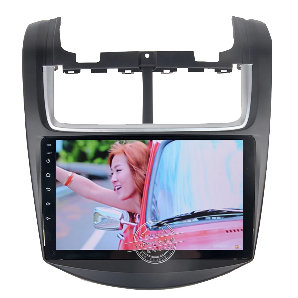 Cheap HANG XIAN 9" Quadcore Android 8.1 Car radio for Chevrolet Aveo 2014-2018 car dvd player GPS navigation car multimedia 3