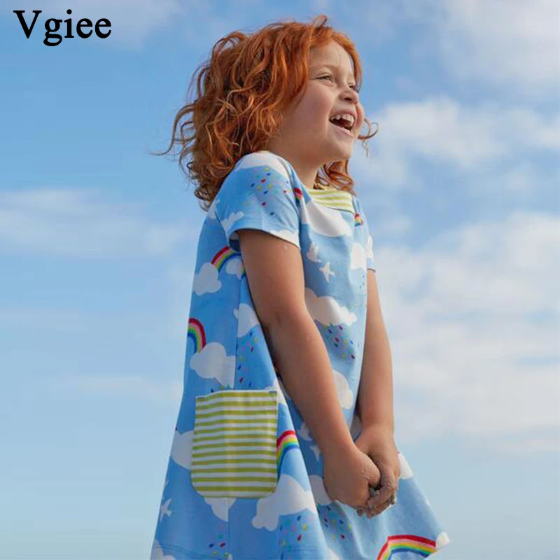 

Vgiee Children Dresses Girls Summer 2019 Party Birthday Dress Animals Toddler Baby Girl Clothes Kids Dresses Brand CC507