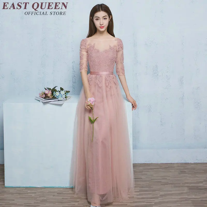 Традиционная китайская одежда сладкие коктейльные платья 2018 новых невесты замуж Банкетный розовый кружевной Короткие платье для