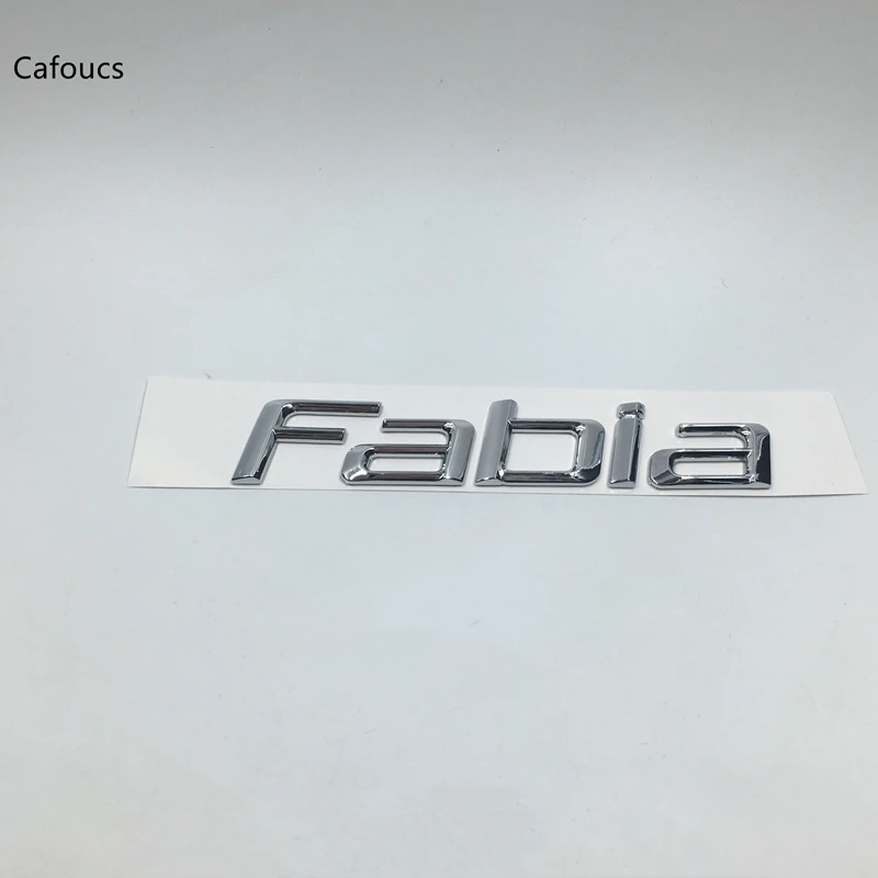 Cafoucs для Skoda FABIA 2 наклейка с эмблемой задней двери логотип значок