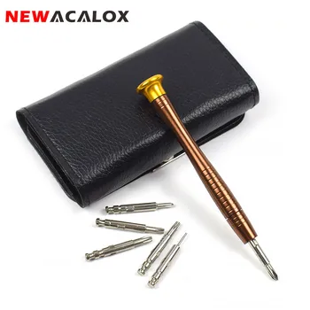 

NEWACALOX 25in1 Wallet Pocket Precision Magnetic Phillips Screwdriver For Cellphone Sunglasses Camera Computer Watch Repair Tool