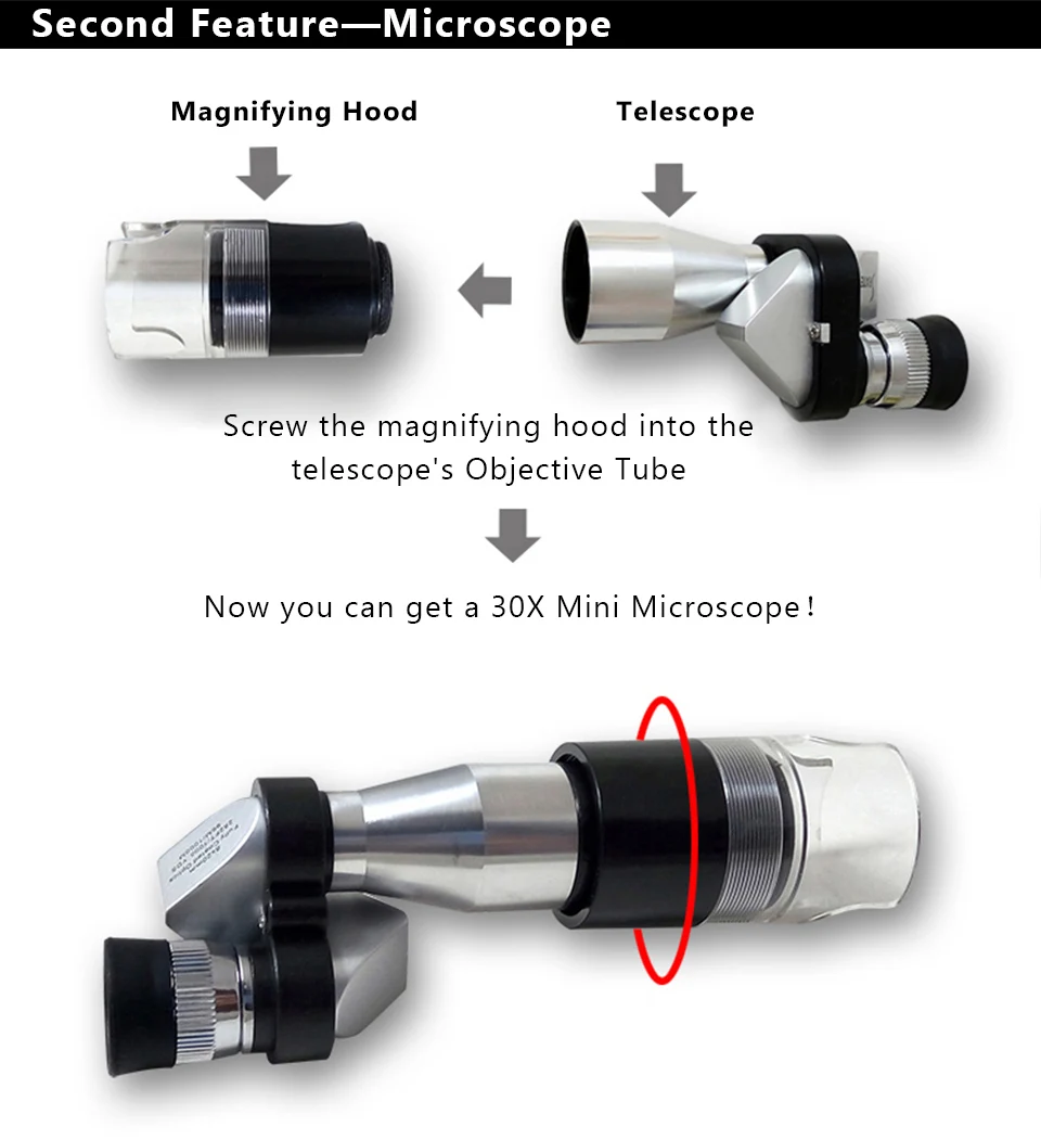 NEW Mini 8X20 Silver Metal Pocket Monocular Eyepiece with 4X Magnifier 30X Microscope Fully Coated for Hiking Climbing Travel NEW Mini 8X20 Silver Metal Pocket Monocular Eyepiece with 4X Magnifier 30X Microscope Fully Coated for Hiking Climbing Travel