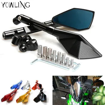 

Universal Motorcycle mirrors Aluminum CNC motorbike Side mirror rearview for Kawasaki Z750 Z750S VERSYS 1000 ZX10R ZX12R ZX6R