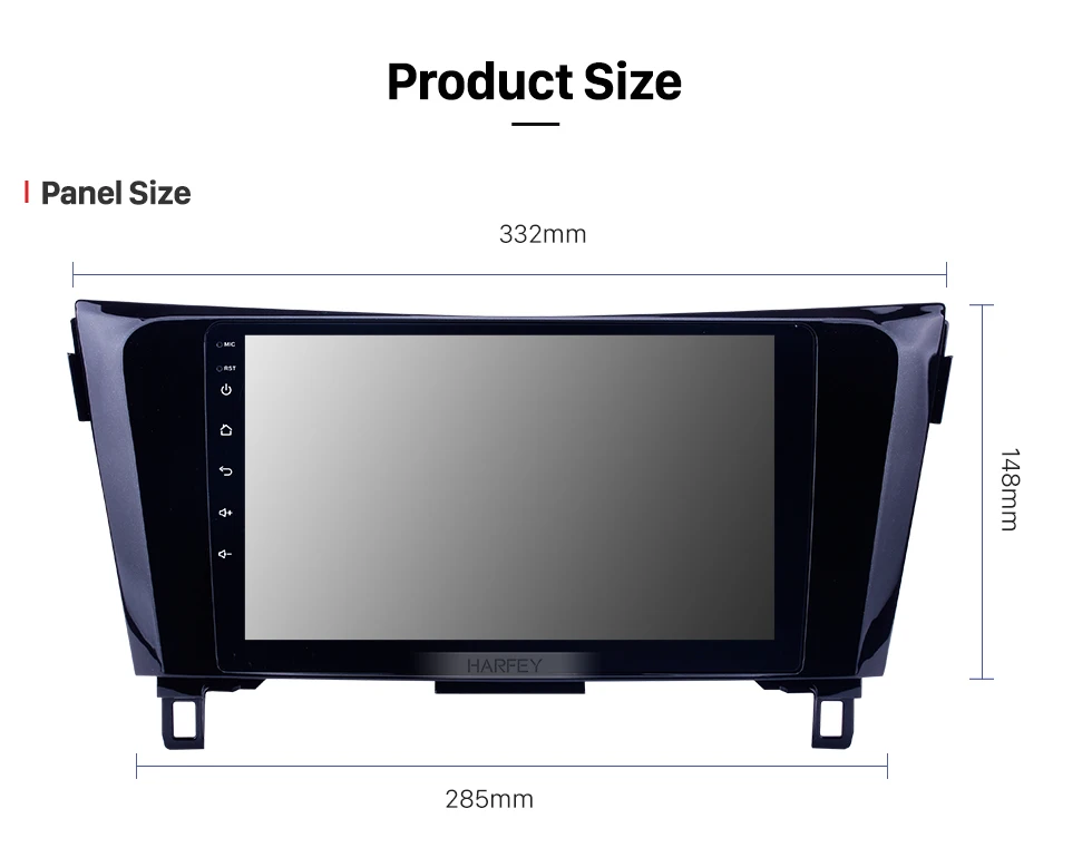 Sale Harfey HD 1080P touchscreen For 2013 2014 Nissan X-Trail 9inch Quad-core Android 8.1/7.1 Multimedia GPS car Radio with Bluetooth 16