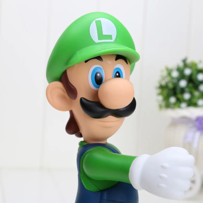 23cm Super Mario bros Figure Yoshi Peach Princess toad PVC Action Figure Toy Mario Luigi figure toy Doll