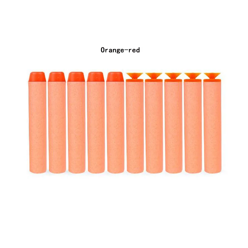 1000 шт, детское ружье, мягкие пули, пенные дротики 7,2 см/6,5 см, Высококачественная безопасная игрушка из пенопласта, универсальная Подарочная игрушка из ЭВА, мягкие пули из пистолета, уличная игрушка