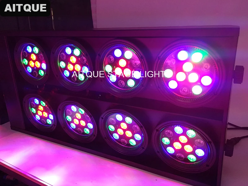 

6pcs Pro lighting 8 eyes audience stage blinder led light 8 blinder light led studio lights