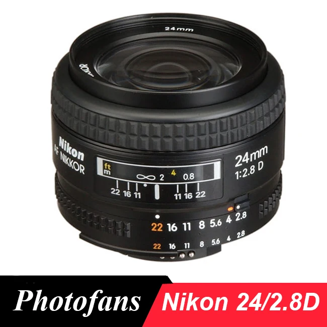 Объектив Nikon 24/2 8 D AF NIKKOR объектив 24 мм f/2.8D для D80 D90 D7000 D7100 D7200 D300 D500 D700 D610 D750 D800 D810 D3 D4