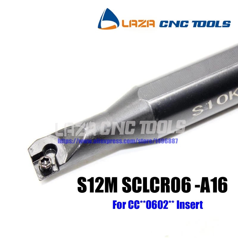 S12M-SCLCR/L06-A16 Internal Turning Holder S12M-SCLCR06-A16 OR S12M-SCLCL06-A16 CNC Indexable Boring Bar 95Deg SCLCR Lathe tool |