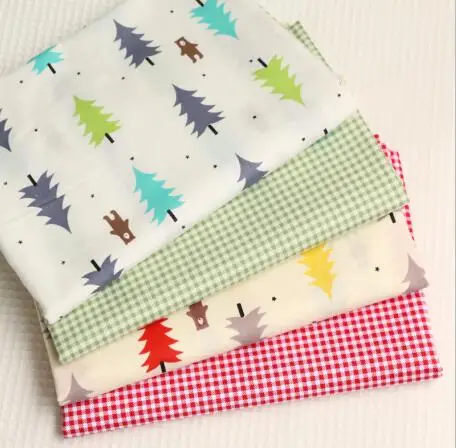 

New arrival 2pic/lot 40*50cm cotton fabric tecidos christmas fabric patchwork sewing Pillow tissu DIY Cloth fabrics quilts Q61