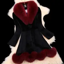Большие размеры Зима натуральный мех кролика рекс пальто Женская длинная дизайнерская зимняя теплая верхняя одежда женское пальто