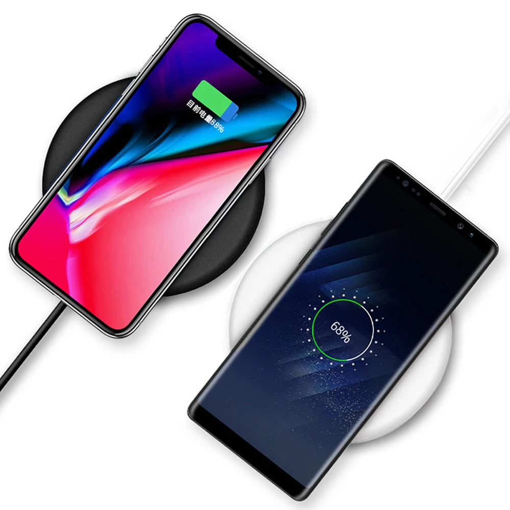 NTONPOWER Qi Беспроводное зарядное устройство для iPhone X XR XS 8 plus 10 Вт Беспроводная Быстрая зарядка для samsung Xiaomi huawei