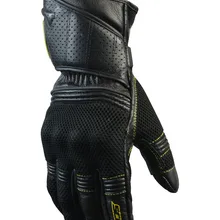 SCOYCO TG05 летние перчатки для мотоцикла защитные перчатки из овчины перчатки для мотокросса кожаные перчатки