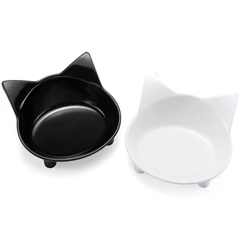 

Shallow Cat Food Bowls,Wide Cat Dish,Non Slip Cat Feeding Bowls,Cat Food Bowl For Relief Of Whisker Fatigue Pet Food