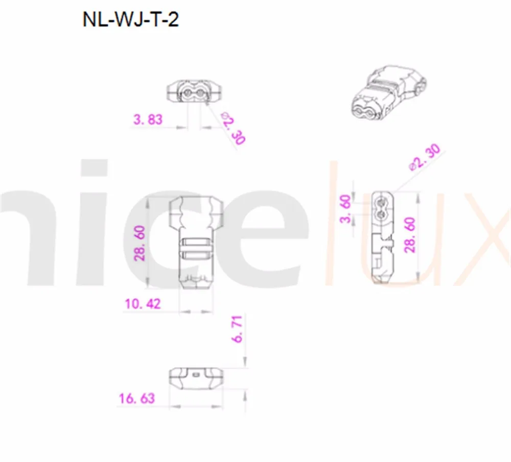 10 шт. 2pin DC/AC 300 В 10A разъем провода 18-22AWG без сварки скотч замок Быстрый Разъем Кабельный зажим клеммный блок