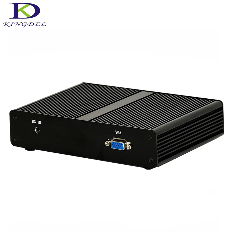 Мини ПК без вентилятора 4 * Lan Celeron J1900 2 0 ГГц windows 7 четырехъядерный процессор неттоп