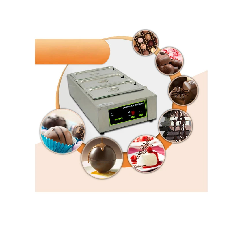 Fast Shipping Food Machine Digital Chocolate Melting Machine Stainless Steel Chocolate Machine Household and Commercial