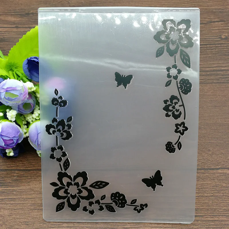 

Butterfly Plastic Embossing Folders for DIY Scrapbooking Paper Craft/Card Making Decoration Supplies