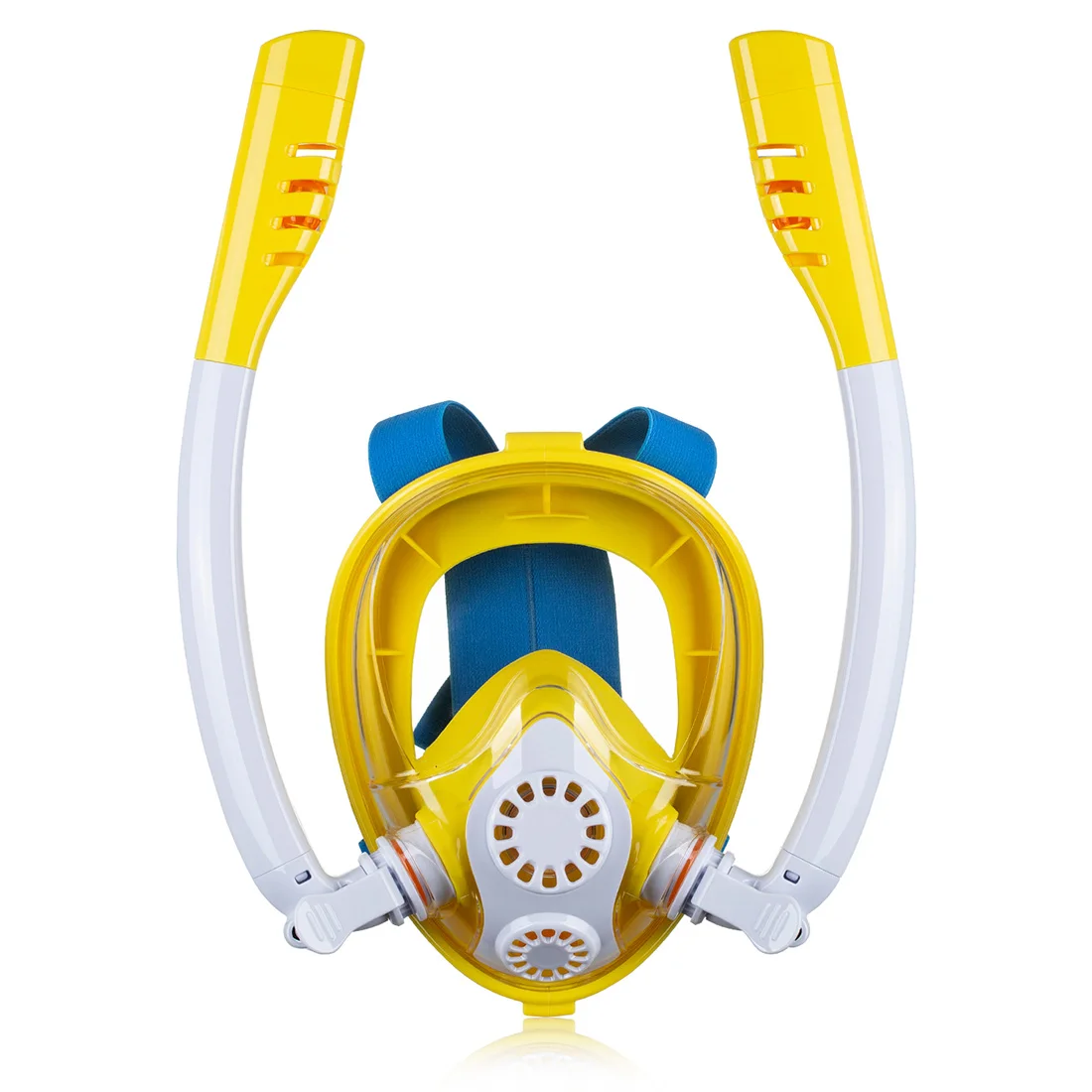 

K2 Children Backstroke Swimming Breathing Snorkeling Mask Anti Leak Diving Mask with Double Tubes and Camera Mount for Gopro