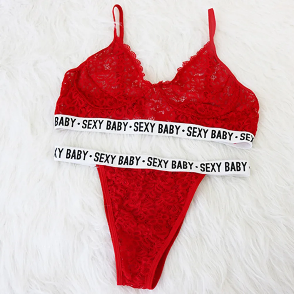 Sheer Lace Bra комплект Для женщин Sexy Baby Черный Push Up прозрачный бюстгальтер без
