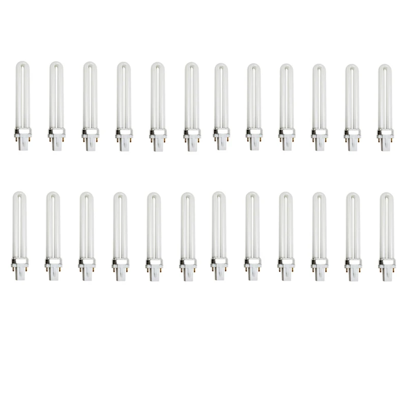 24PCS 365nm LED UV Lamp For Nails White Light Bulbs Tube Replacement