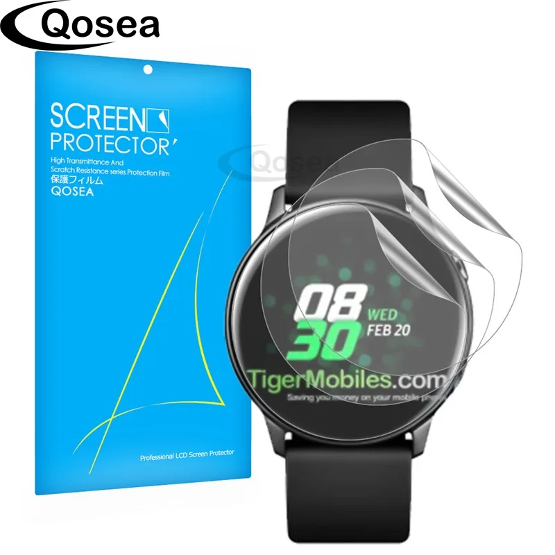 

(3 PACK) For Samsung Galaxy Watch Active Smartwatch Screen Protector Ultra-thin Soft Clear LCD Guard Shield Skin Protective Film