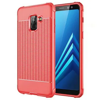 

50pcs/lot For Samsung Galaxy A7 2018 Case Soft Block Shockproof Thick Rugged Armor TPU Cover For Samsung Galaxy J4 J6 A8 A6 Plus