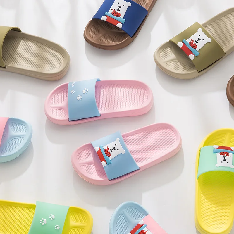 

New Boys Girls Summer Casual Sandals Fashion Pattern Kids Slippers Barefoot Water Shoes for Children Bath Beach Shoes