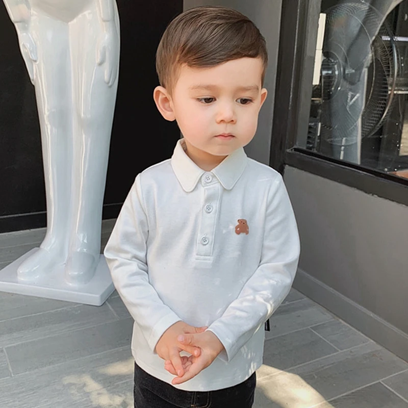 White Polo For Baby Boy