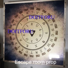 Волшебная панель для выхода из комнаты, реквизит, получить скрытый пароль через скользящий ползунок для Потайная комната реквизит