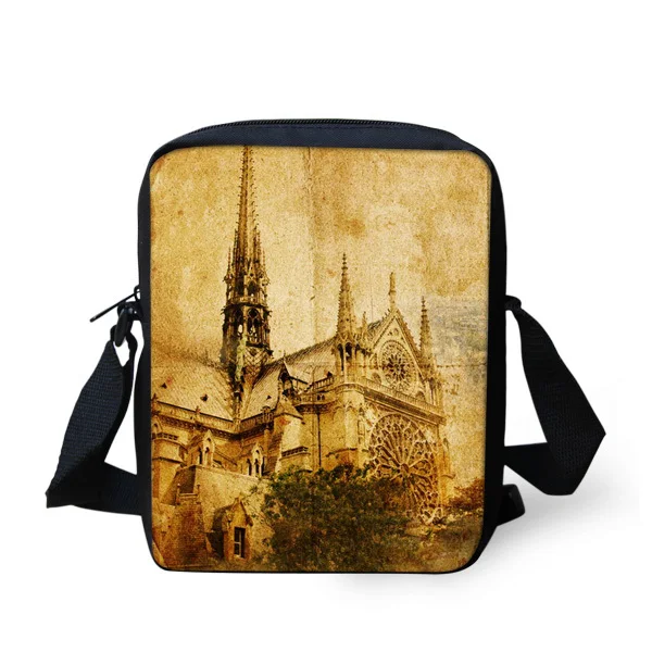 FORUDESIGNS/модные Париж Эйфелева башня печати Для женщин женская сумка через плечо, перекрёстная сумки на плечо для девочек Курьерские сумки - Цвет: D0493E