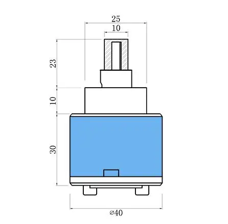 Top high quality Durable 35mm or 40mm faucet ceramic cartridge famous Spain brand SEDAL