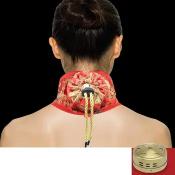 

Moxibustion box pure copper warm moxa cans body for cervical spine neck leg hand joints massage wormwood fumigation instrument