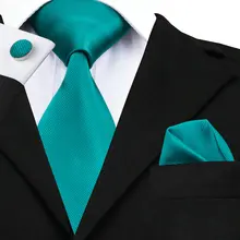 SN-780 Cadetblue новинка галстук Hanky запонки наборы мужские шелковые галстуки для мужчин формальные свадебные вечеринки жениха