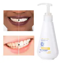 Отбеливающая зубная паста для отбеливания зубов, сода, насос для ремонта зубной пасты, термостойкая, усиленная зубная паста 160 г(ароматная Гуава), отбеливатель зубов