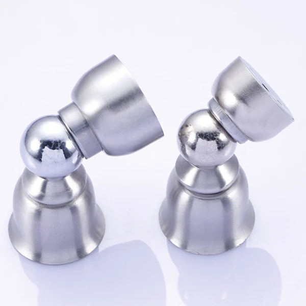 

New Magnetic Door Stop Stopper Holder Stainless Steel Catch Doors Suction for Home Office WWO66