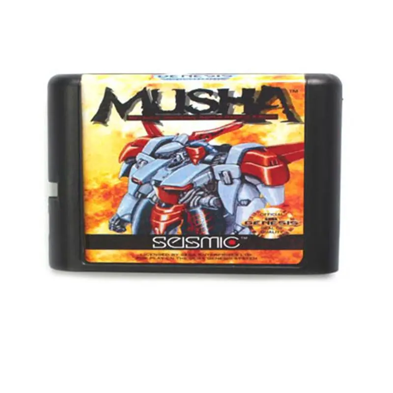 MUSHA 16 бит MD игровая карта для sega Mega Drive для sega Genesis