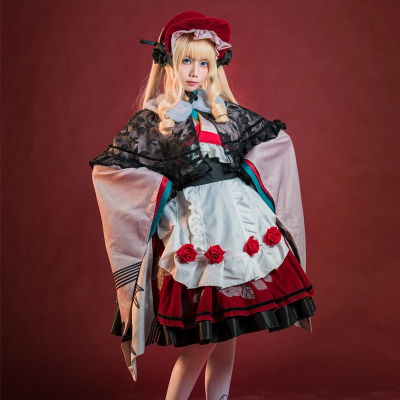Аниме! Роскошное платье Rozen Maiden Shin ku Dazheng в романтическом стиле костюм для косплея