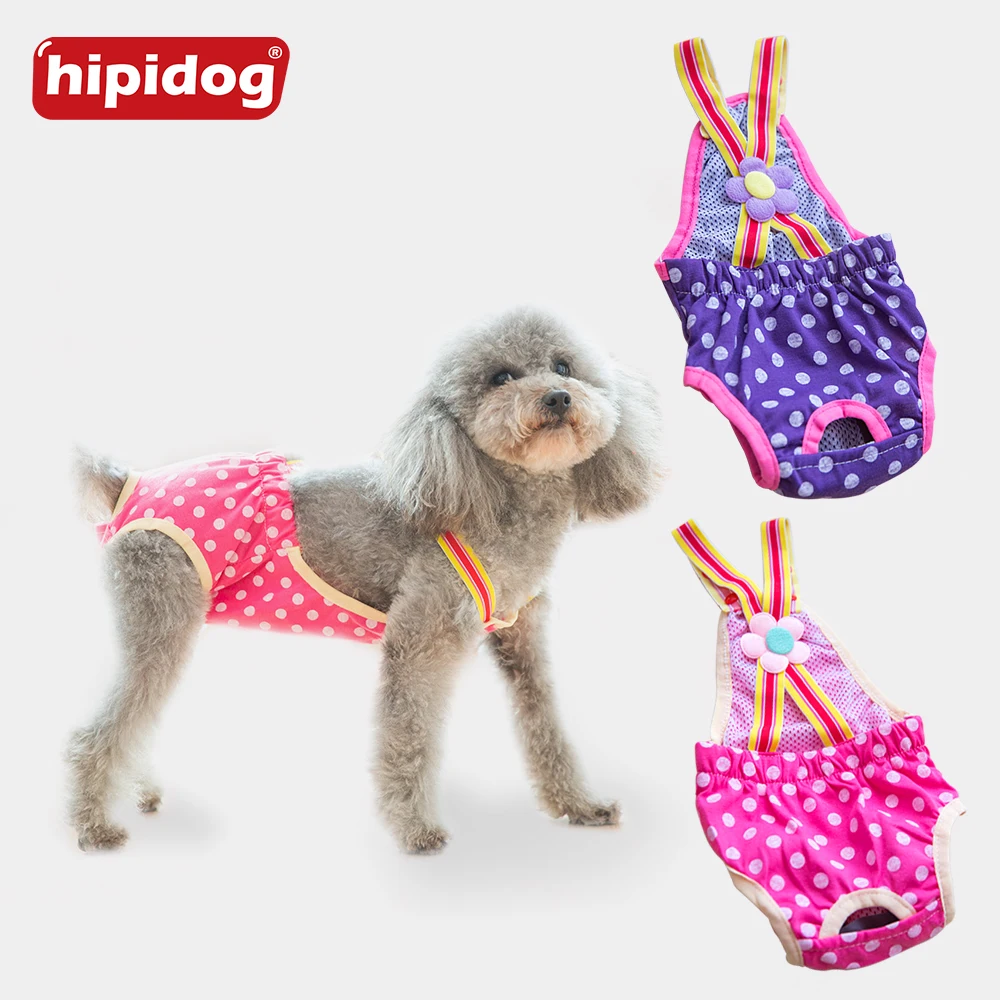 Hipidog женские шорты для собак трусики в горошек домашних животных подгузники