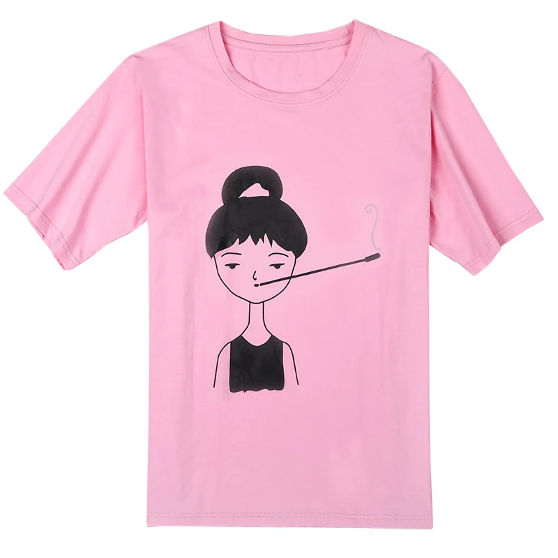 

Women T-Shirt Ventilation New Summer Round Neck Short Sleeve Loose Size Top Bottom for Women in 2019 size S-XL HJH