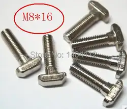 M8 * 16 никелированная сталь углерода молоток головкой алюминиевый разъем Т головкой для 4040 алюминиевый профиль