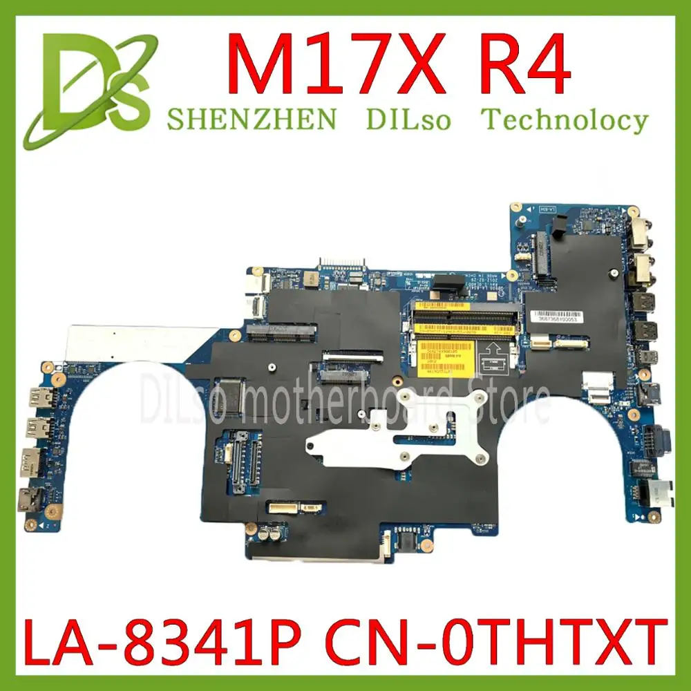  KEFU QBR00 LA-8341P motherboard for DELL Alienware M17X R4 PC laptop Mainboard CN-0THTXT 0THTXT THT