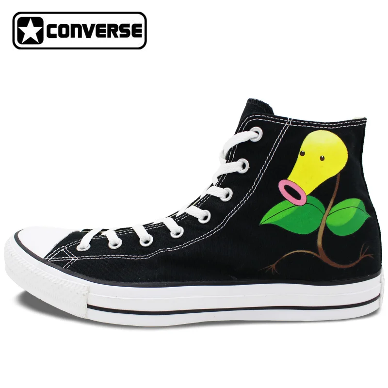 Prix pour Hommes Femmes Converse All Star Garçons Filles Chaussures Personnalisé Pokemon Aller Bellsprout Fleur Conception High Top Sneakers D'anniversaire Cadeaux Prix pour Hommes Femmes Converse All Star Garçons Filles Chaussures Personnalisé Pokemon Aller Bellsprout Fleur Conception High Top Sneakers D'anniversaire Cadeaux