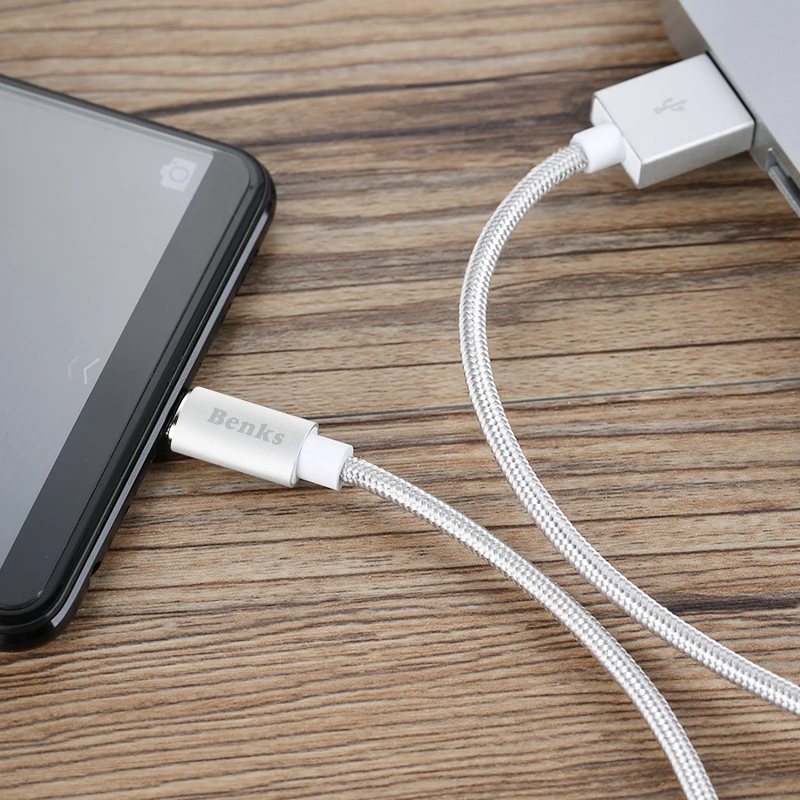 Benks D21 Magnetic Cable For iPhone 8Pin Fast Charging Data Cable USB Type C Micro USB Magnet Charger Cables For Android Phone