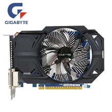 Видеокарта GIGABYTE GTX 750 2 Гб D5 видеокарта GTX750 2GD5 128 бит GDDR5 видеокарты для nVIDIA Geforce GTX750 Hdmi Dvi использованные карты VGA